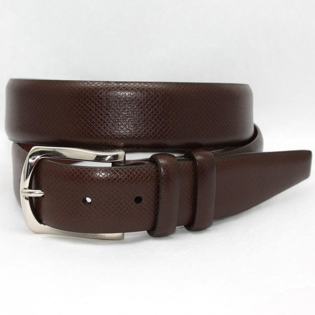 Italian Calf Skin Ostrich Belt