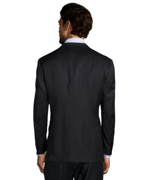 Palm Beach 100% Wool Black Suit Jacket | Blue Lion Men's Apparel