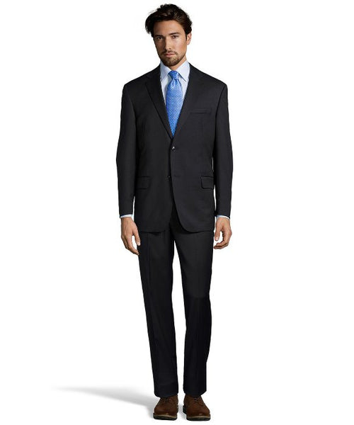 Palm Beach 100% Wool Black Suit Jacket | Blue Lion Men's Apparel