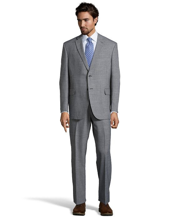 Palm Beach Chairman Grey Sharkskin Suit Jacket | Blue Lion Men's Apparel